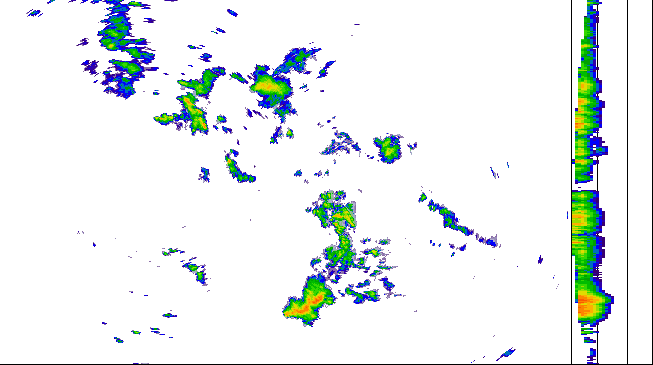Meteoradar - aktuální srážky 2026-06-13 10:30:00