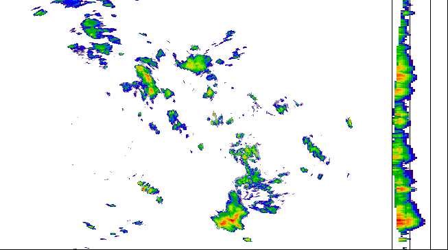 Meteoradar - aktuální srážky 2026-06-13 11:00:00