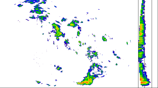 Meteoradar - aktuální srážky 2026-06-13 11:30:00