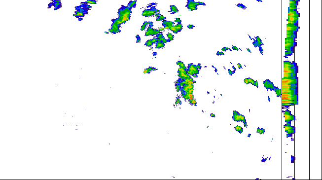Meteoradar - aktuální srážky 2026-06-13 14:30:00