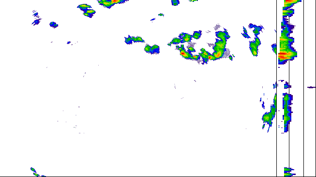 Meteoradar - aktuální srážky 2026-06-13 18:45:00