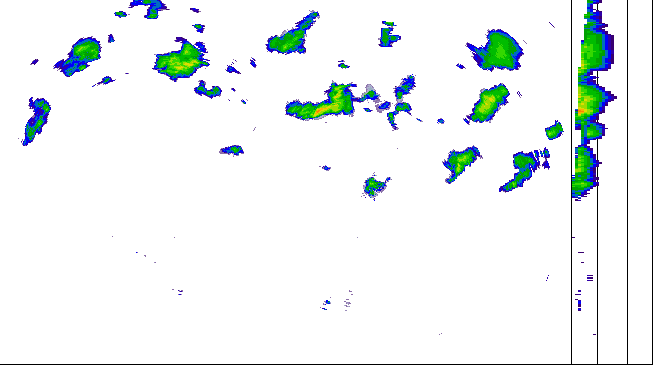 Meteoradar - aktuální srážky 2026-06-14 20:45:00