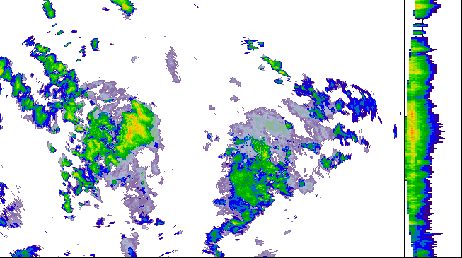 Meteoradar - aktuální srážky 2026-06-16 19:45:00