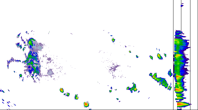 Meteoradar - aktuální srážky 2026-06-17 14:45:00
