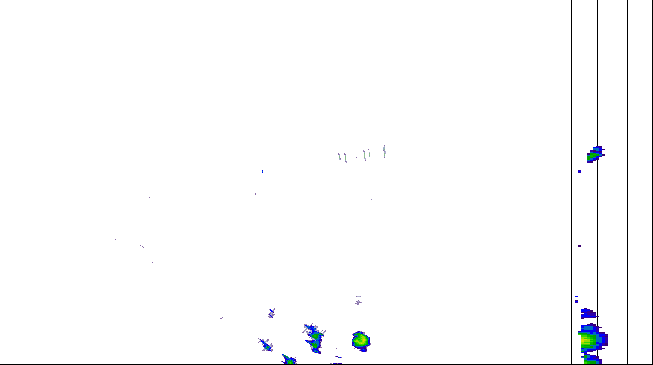 Meteoradar - aktuální srážky 2026-06-17 21:15:00