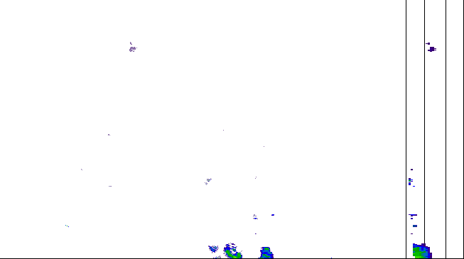 Meteoradar - aktuální srážky 2026-06-17 21:45:00