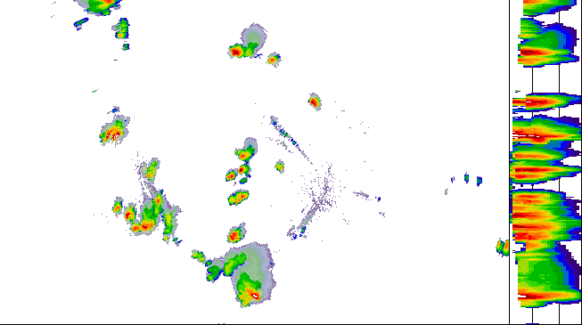 Meteoradar - aktuální srážky 2026-06-20 13:30:00