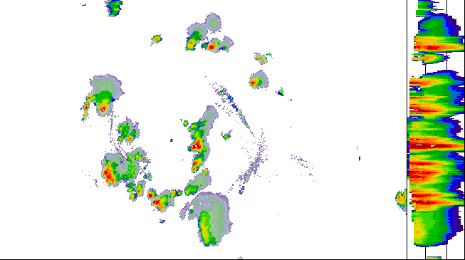 Meteoradar - aktuální srážky 2026-06-20 14:15:00