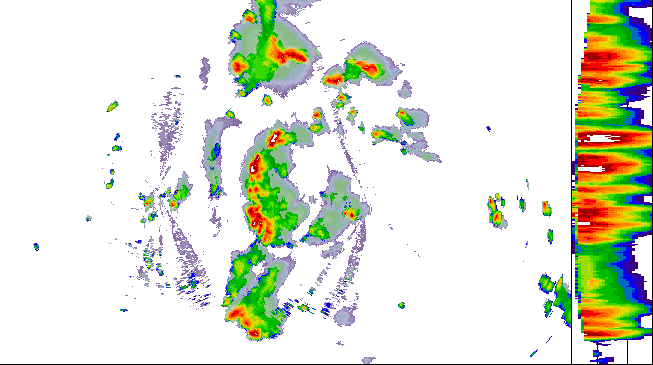 Meteoradar - aktuální srážky 2026-06-20 16:30:00