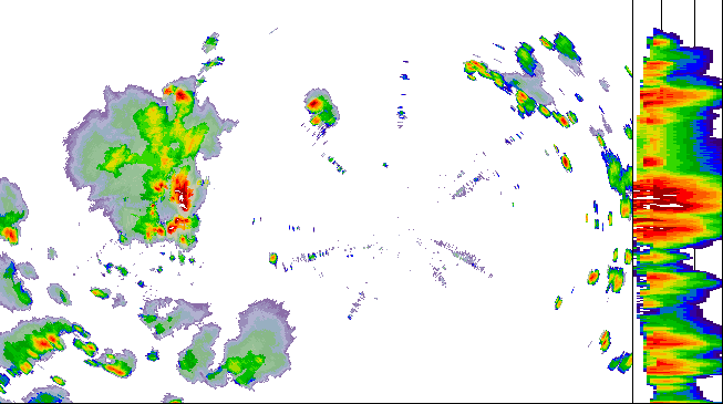 Meteoradar - aktuální srážky 2026-06-21 15:45:00