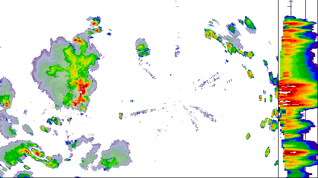 Meteoradar - aktuální srážky 2026-06-21 16:00:00
