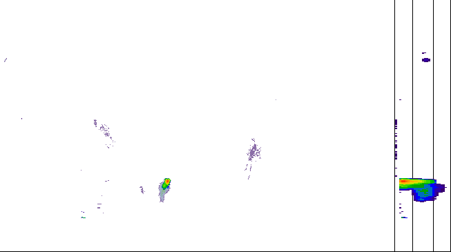 Meteoradar - aktuální srážky 2026-06-22 21:00:00