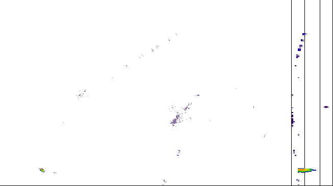 Meteoradar - aktuální srážky 2026-06-22 22:30:00