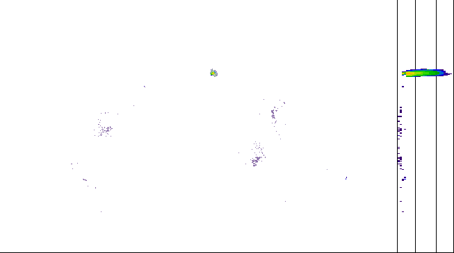 Meteoradar - aktuální srážky 2026-06-26 14:45:00