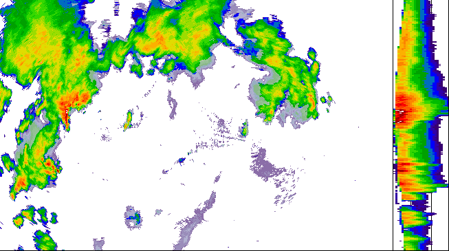 Meteoradar - aktuální srážky 2026-07-01 07:15:00