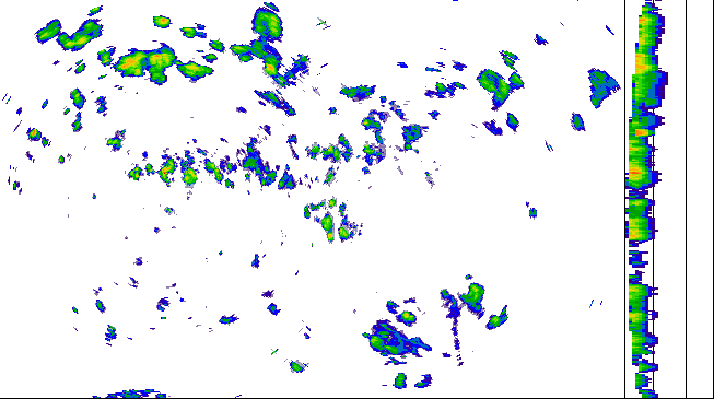 Meteoradar - aktuální srážky 2026-07-05 12:45:00