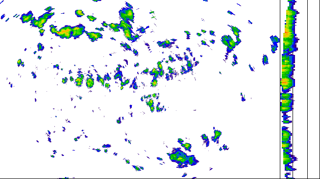 Meteoradar - aktuální srážky 2026-07-05 13:00:00