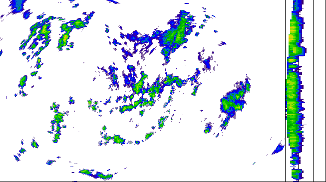 Meteoradar - aktuální srážky 2026-07-06 21:00:00