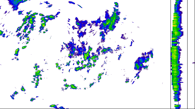 Meteoradar - aktuální srážky 2026-07-06 21:15:00