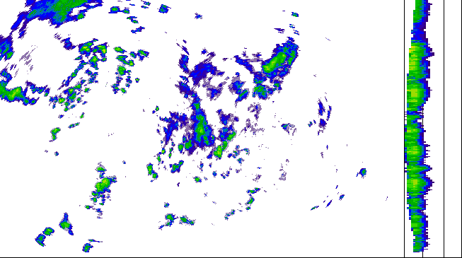 Meteoradar - aktuální srážky 2026-07-06 21:45:00