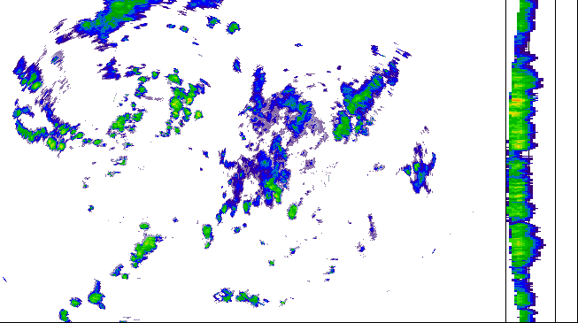 Meteoradar - aktuální srážky 2026-07-06 22:15:00