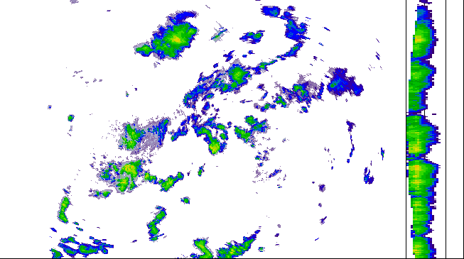 Meteoradar - aktuální srážky 2026-07-07 01:15:00