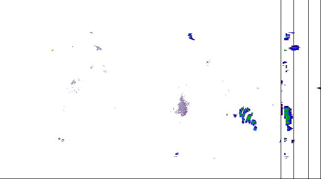 Meteoradar - aktuální srážky 2026-07-10 22:15:00