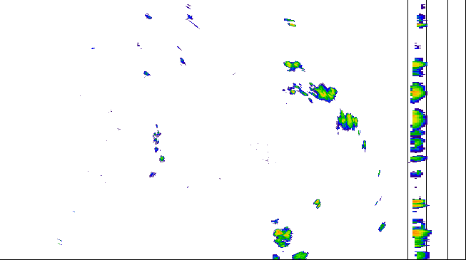 Meteoradar - aktuální srážky 2026-07-12 19:30:00