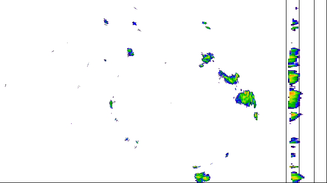 Meteoradar - aktuální srážky 2026-07-12 20:00:00