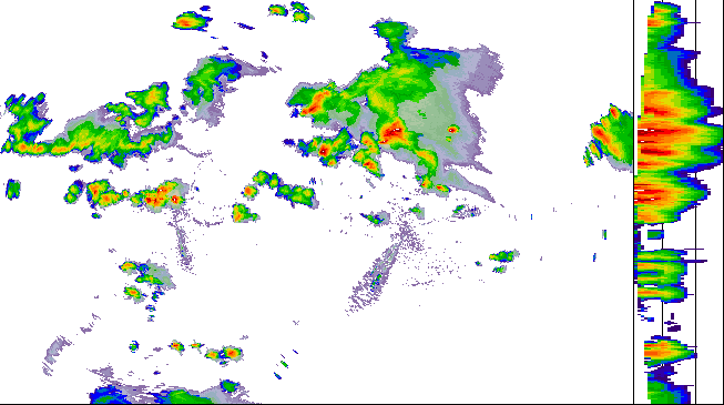 Meteoradar - aktuální srážky 2026-07-14 14:30:00