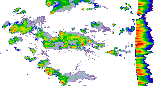 Meteoradar - aktuální srážky 2026-07-14 16:45:00
