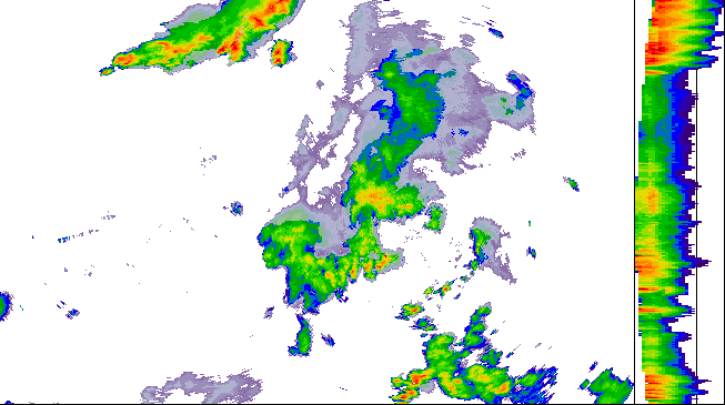 Meteoradar - aktuální srážky 2026-07-15 02:00:00