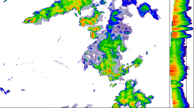 Meteoradar - aktuální srážky 2026-07-15 03:30:00