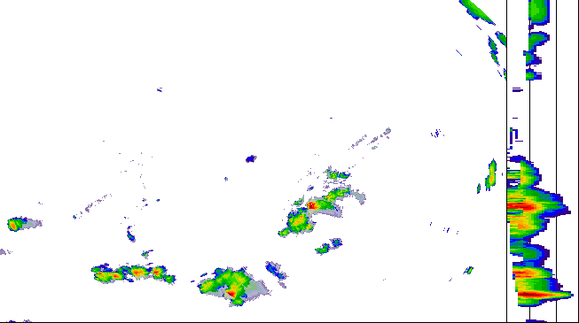 Meteoradar - aktuální srážky 2026-07-15 17:15:00
