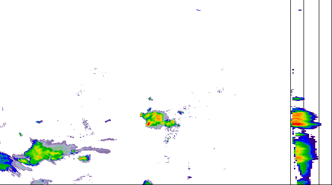 Meteoradar - aktuální srážky 2026-07-15 21:45:00