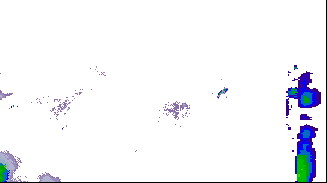 Meteoradar - aktuální srážky 2026-07-16 21:45:00