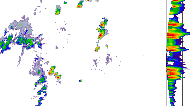 Meteoradar - aktuální srážky 2026-07-17 12:45:00