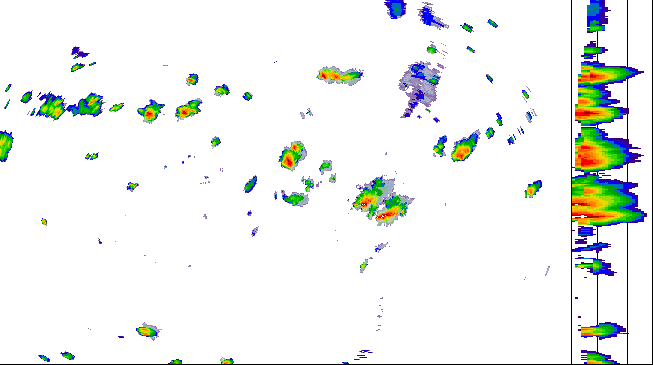 Meteoradar - aktuální srážky 2026-07-18 11:45:00