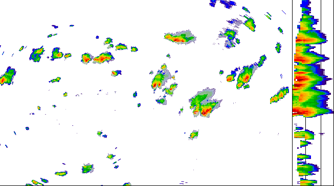 Meteoradar - aktuální srážky 2026-07-18 12:15:00