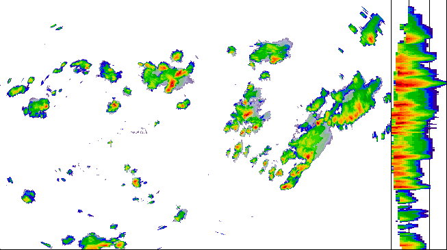 Meteoradar - aktuální srážky 2026-07-18 13:30:00
