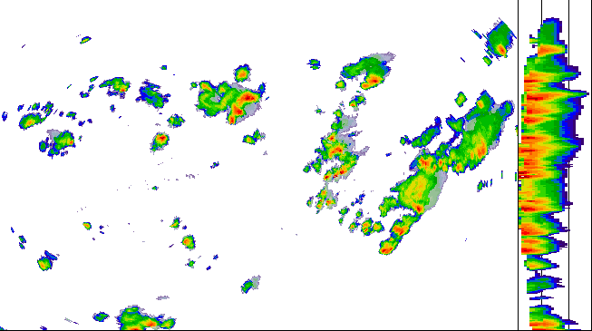 Meteoradar - aktuální srážky 2026-07-18 13:45:00