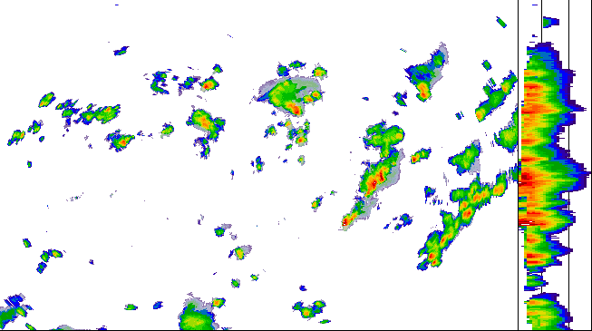 Meteoradar - aktuální srážky 2026-07-18 15:00:00