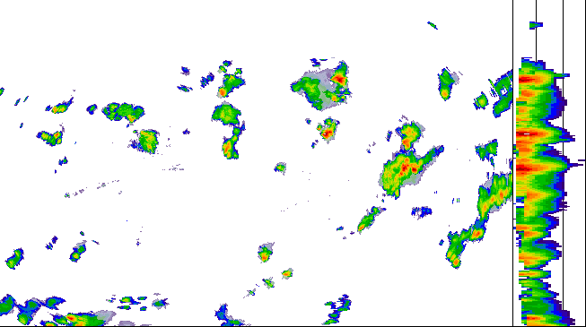Meteoradar - aktuální srážky 2026-07-18 15:45:00