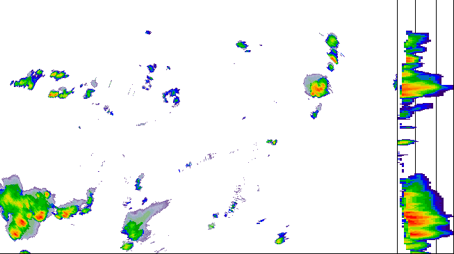Meteoradar - aktuální srážky 2026-07-18 18:15:00