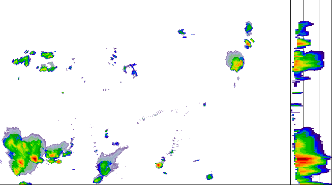 Meteoradar - aktuální srážky 2026-07-18 18:30:00