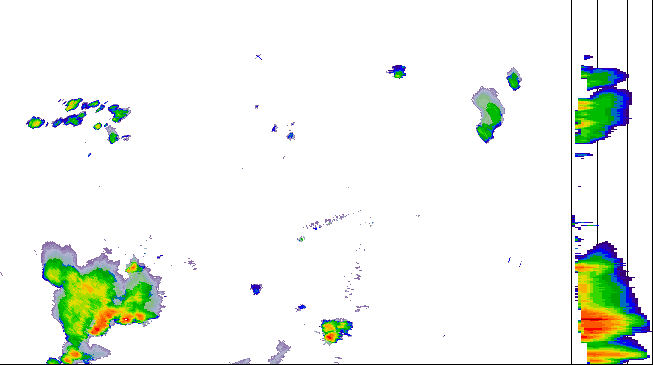 Meteoradar - aktuální srážky 2026-07-18 19:15:00