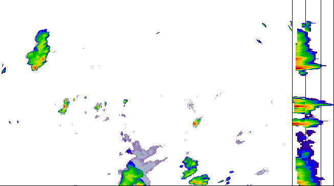 Meteoradar - aktuální srážky 2026-07-18 22:30:00