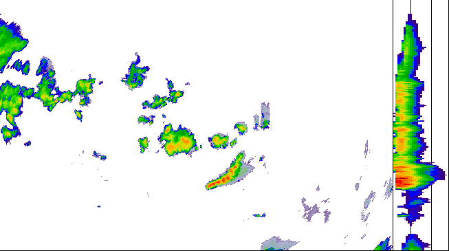 Meteoradar - aktuální srážky 2026-07-19 02:45:00