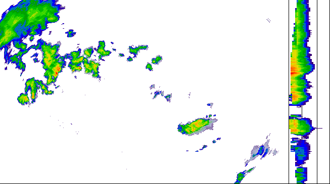 Meteoradar - aktuální srážky 2026-07-19 05:00:00