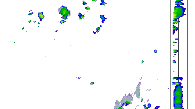 Meteoradar - aktuální srážky 2026-07-19 21:45:00